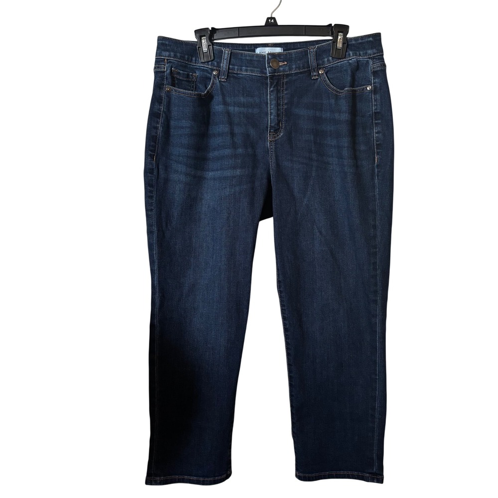 Lane Bryant Women's Jeans 12 Mid Rise Girlfriend Crop Flex Magic Waistband